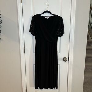 Chaus New York Dress Medium Sequin Babydoll Y2K